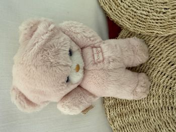 Doudou Peluche ours rose BOULGOM