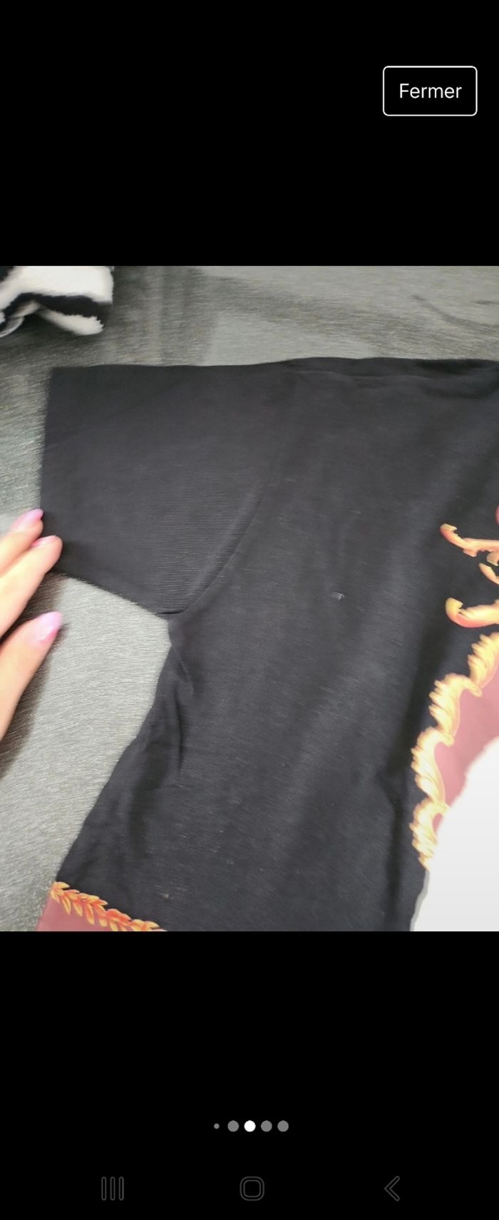 T shirt noir Cruelle d'enfer Zara - photo numéro 4