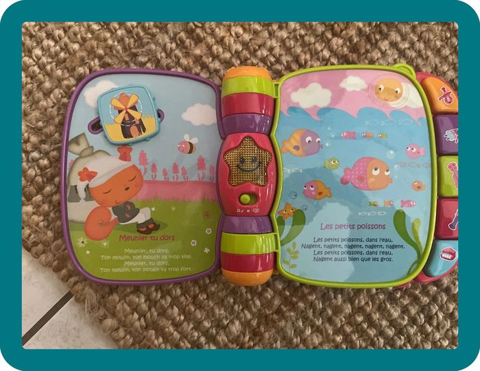 Livre musical comptine vtech - photo numéro 2