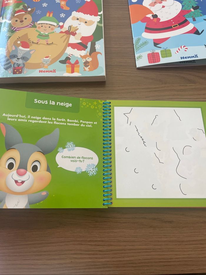 Lot 3 livres neufs enfants Noël  hiver - photo numéro 8