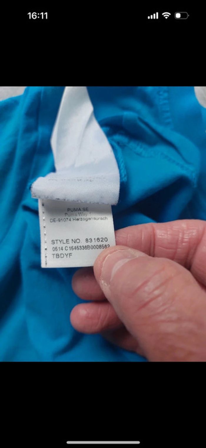 Tee-shirt Puma taille 10 ans - photo numéro 4