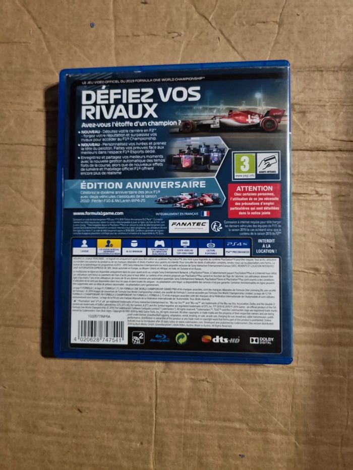 F1 2019 pour PS4 - photo numéro 2