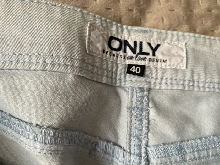 Short bleu en coton - photo numéro 3
