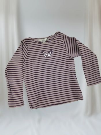 tee shirt manche longue rayure 🤍