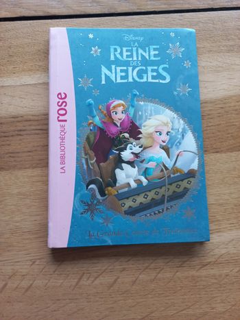 Livre bibliotheque rose 6/8 ans reine des neiges tome 15