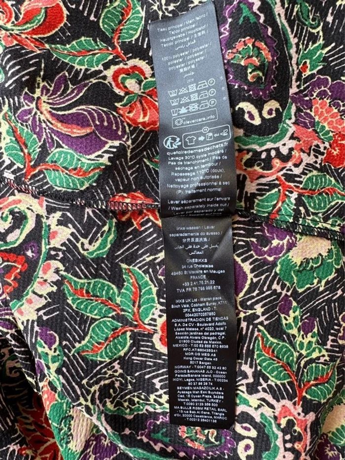 Belle robe fluide et légère à imprimé floral, taille 34 - IKKS - photo numéro 13