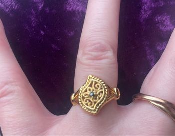 Bague vintage movitex 