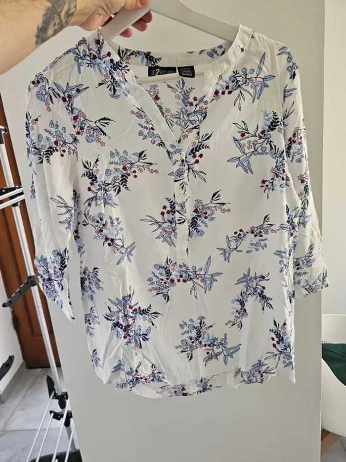 Chemise / chemisier blouse t40 /42 femme - photo numéro 6