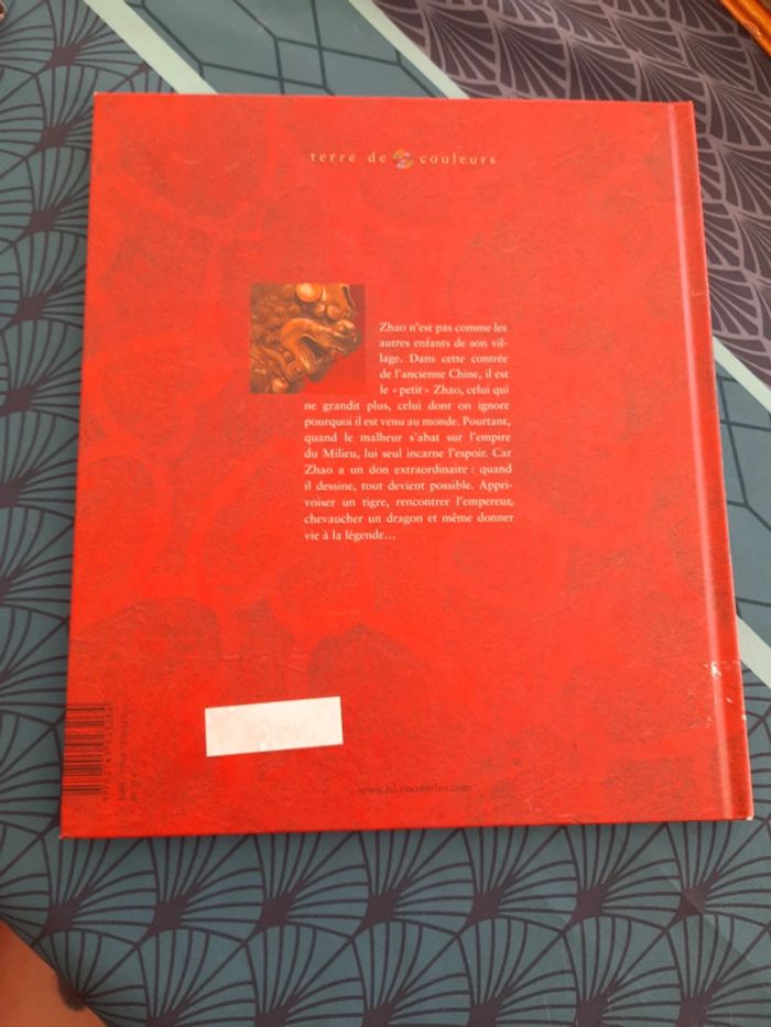 Superbe livre Zhao, l'enfant Peintre Anne Jonas - photo numéro 2