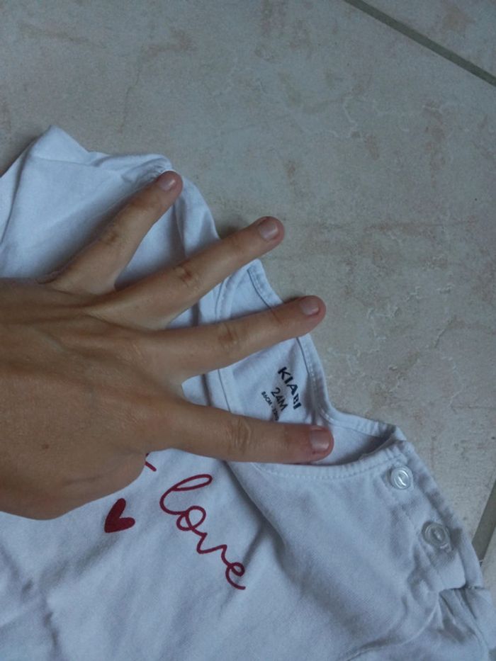 2 tee shirt manche courte kiabi 24mois - photo numéro 3