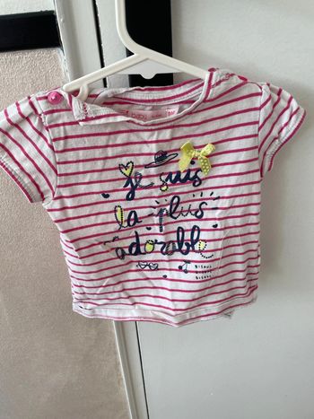 Tshirt, je suis la plus adorable 9 mois
