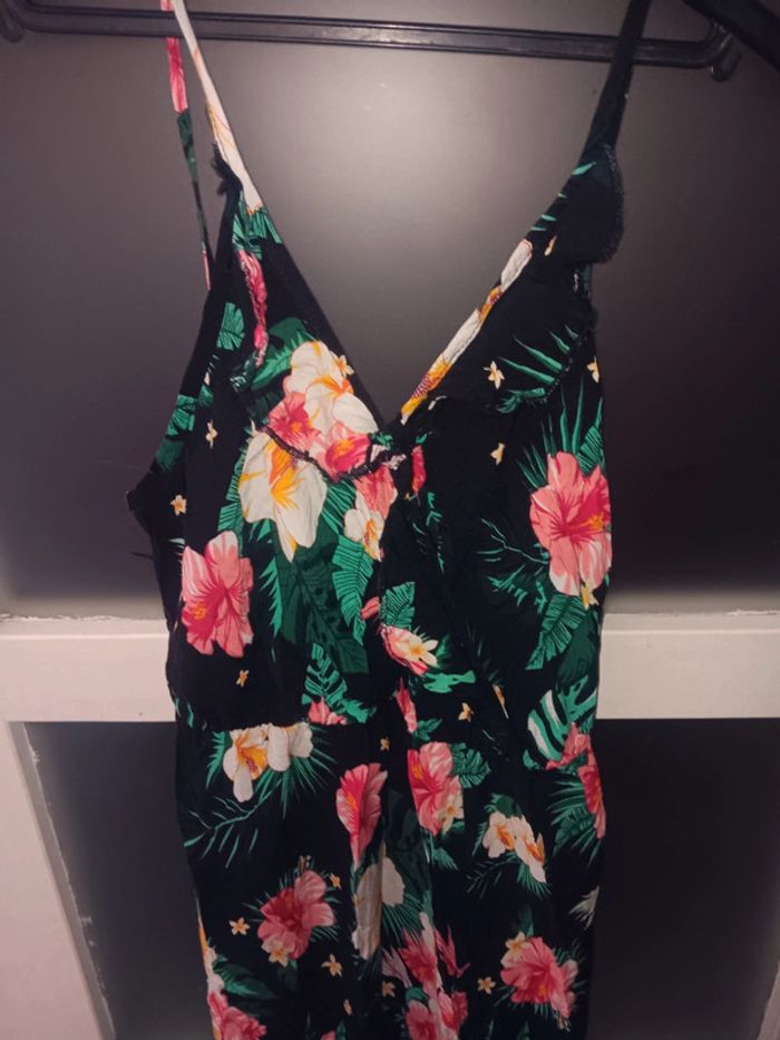 Robe longue à motifs fleuris colorés taille M/L - photo numéro 2