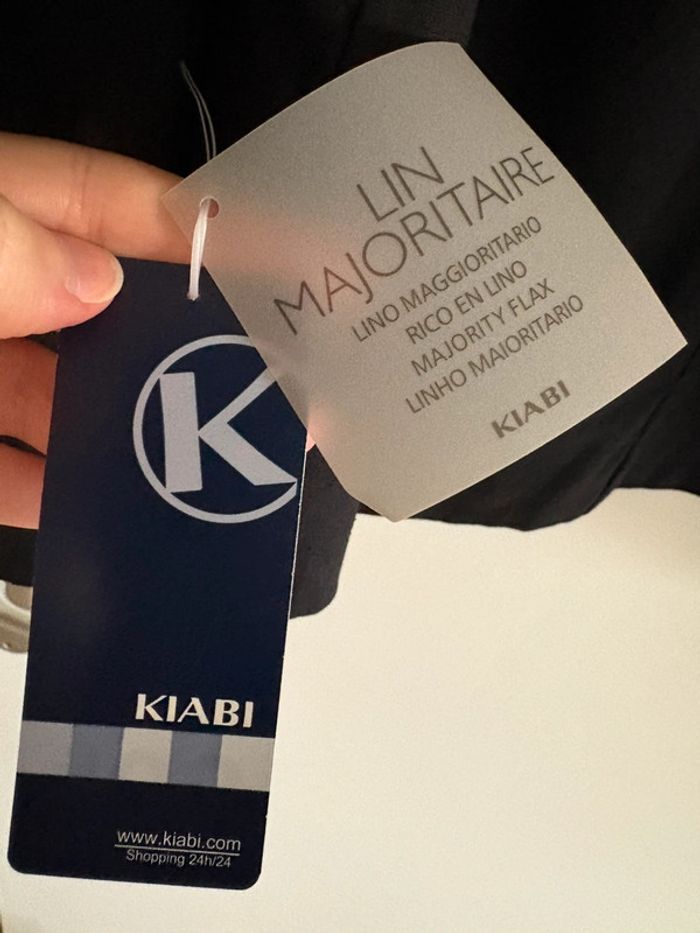 Blazer / Veste de tailleur en lin Kiabi 52 - photo numéro 5