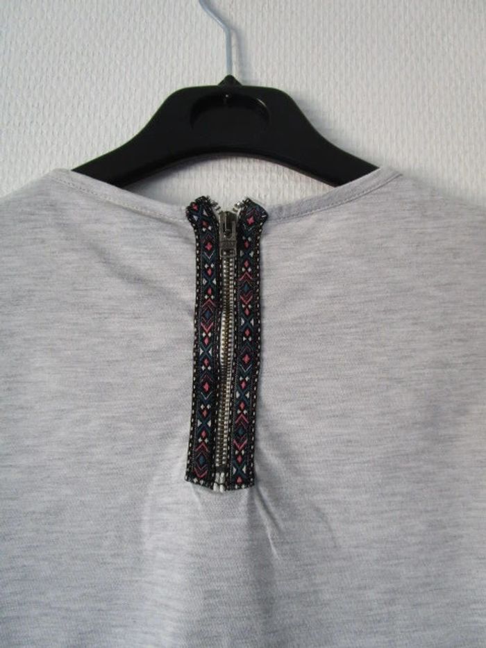 T-shirt gris Roxy 12 ans - photo numéro 7