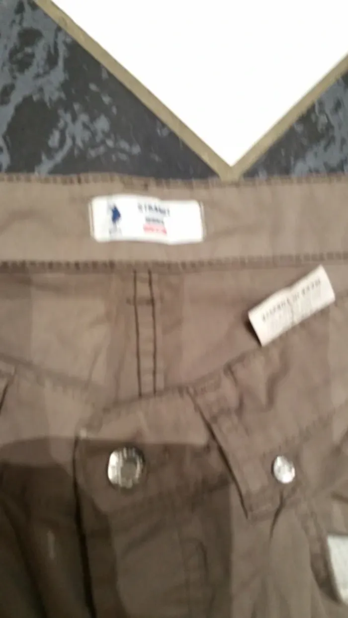 Pantalon toile marron xl - photo numéro 4