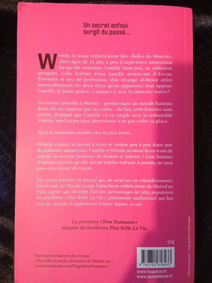 Livre new romance la tentation de Wendy - photo numéro 5