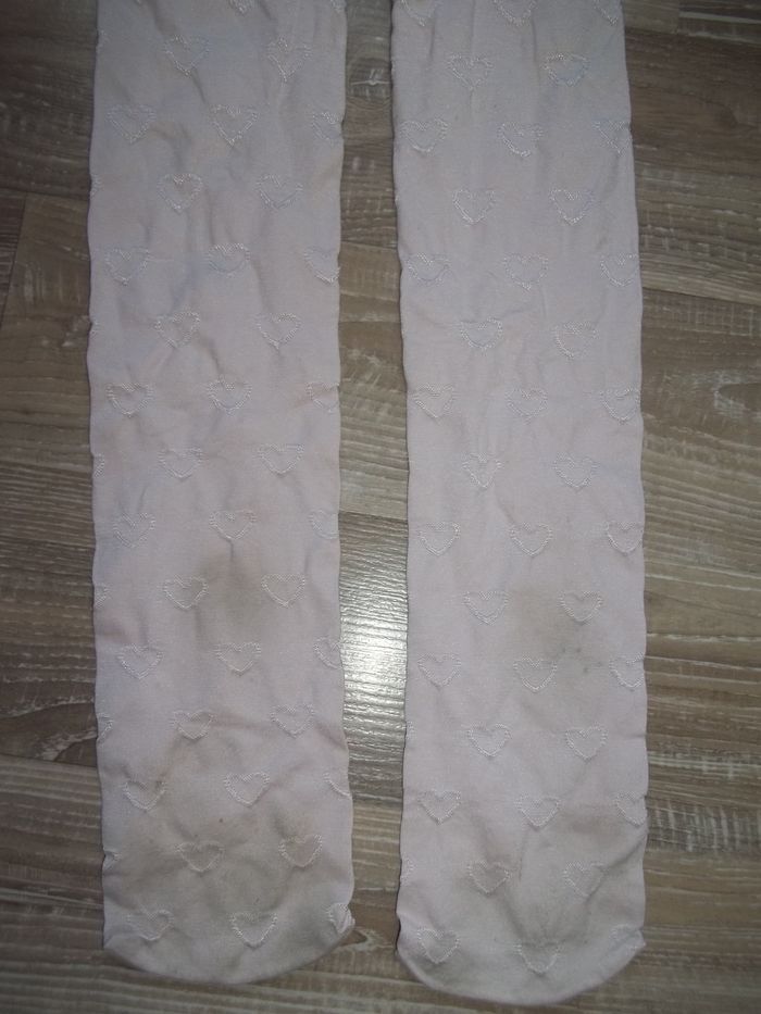 Collant opaque rose clair coeurs relief Tex 6/7 ans - photo numéro 5