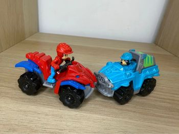 Rex et Ryder en métal pat patrouille