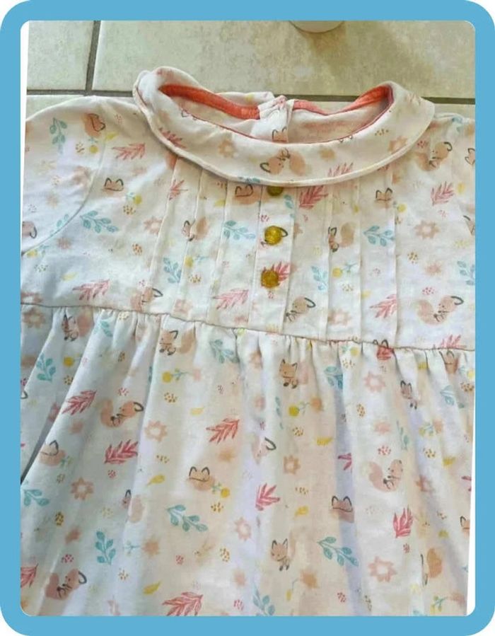 Belle chemise de nuit et son legging en coton 4 ans sergent major - photo numéro 2