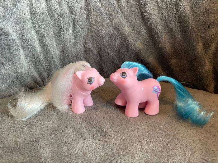Mon petit poney vintage twins bébé Sticky et Snifles