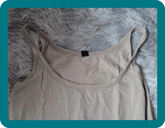 Débardeur beige - taille S - photo numéro 3