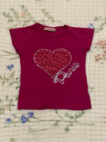 Tee-shirts fille 6 ans 100% coton 