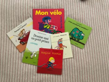 Lot de 6 livres (école de loisirs)