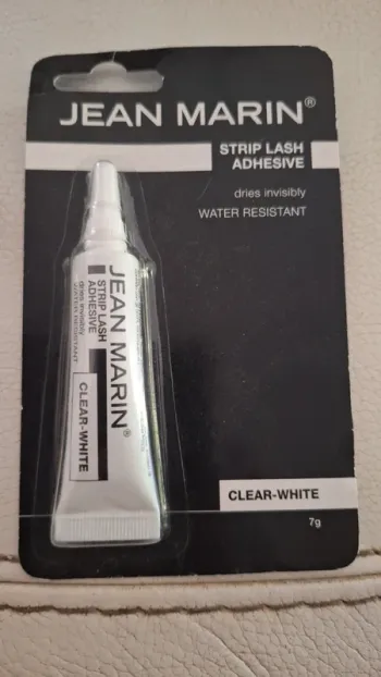 Colle pour bande de cils blanche transparente neuve