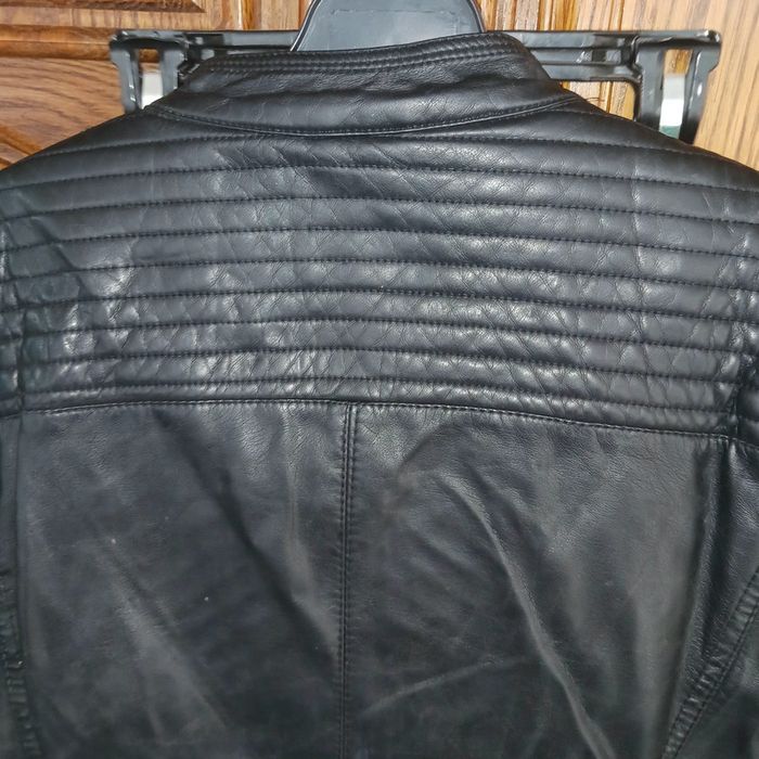 Simili cuir noir taille 38 /m orange d ' or - photo numéro 4