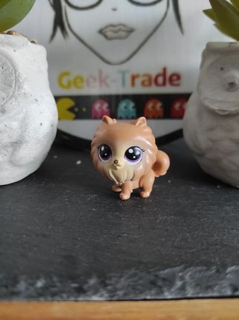 Littlest Petshop Pet Shop LPS chien 2-90 Sweetie Pom-pom dog #geektradelpschien