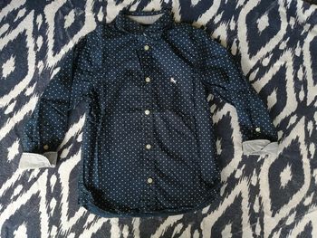 Chemise bleu pois blanc, Label Of Graded Goods, 4/5ans, 110cm