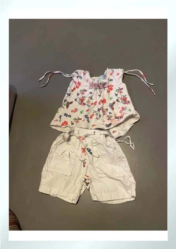 Ensemble fille été 18 mois