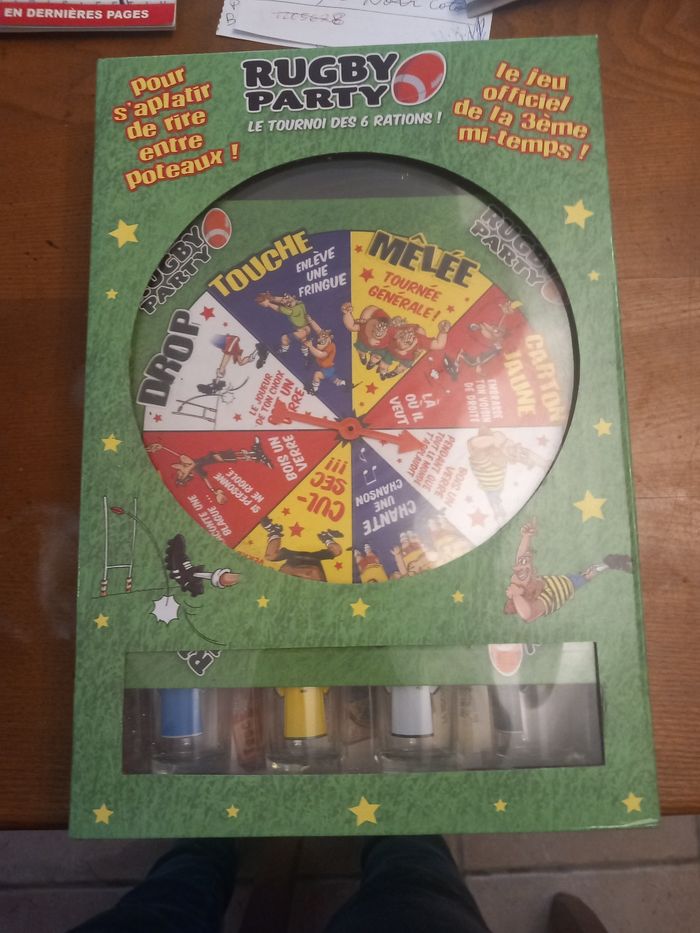 Jeu rugby party