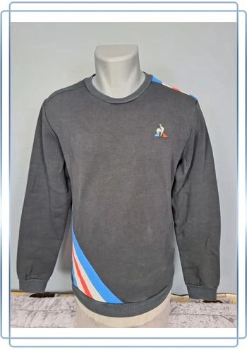 Sweat / crewneck coq sportif homme / taille M brodé (285)