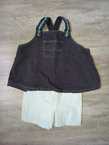 top dos nu sergent major et short taille 24 mois