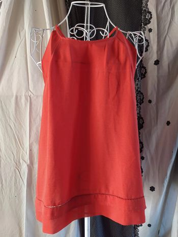 Haut débardeur tunique fluide