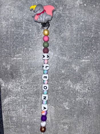 Attache tétine personnalisé