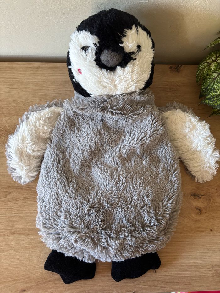 Doudou range pyjama pingouin gris blanc noir etam - photo numéro 2