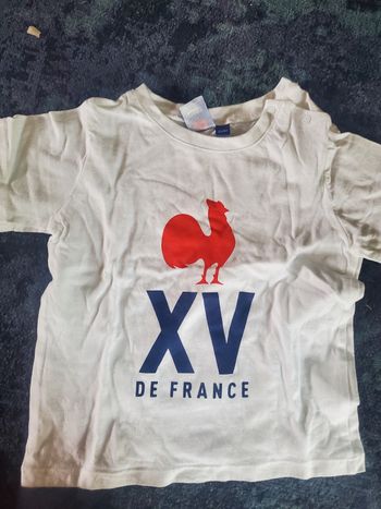T-shirt XV de France 24 mois