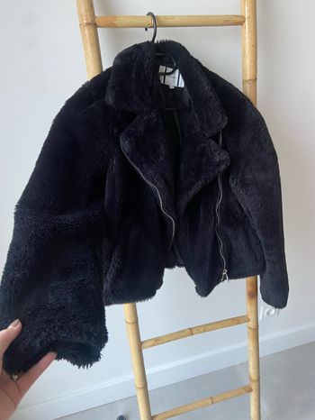 Manteau fausse fourrure Noir Jennyfer Taille L