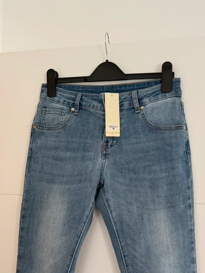 Jean skinny M slim pantalon neuf Pants pantalones pantaloni Hosen Broek Calças denim femme - photo numéro 2
