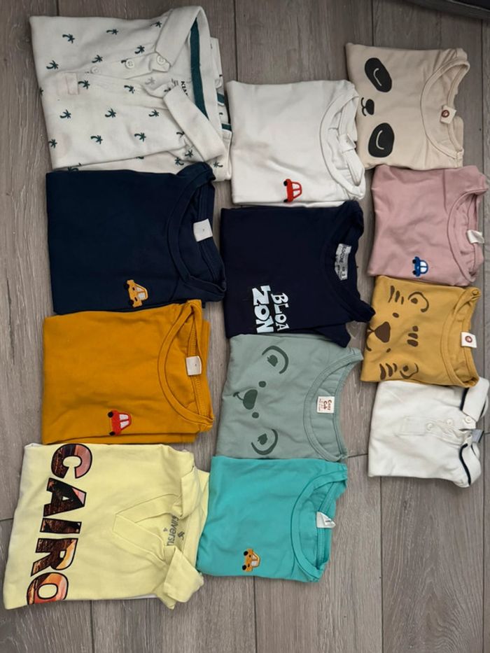 Lot 12 t-shirts 2/3 ans
