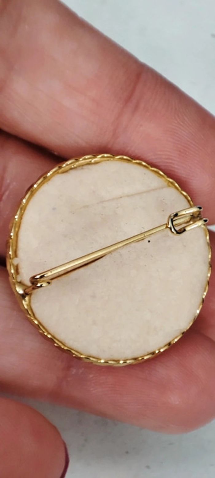 Broche roses bleues - photo numéro 5