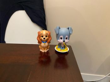 Figurine la belle et le clochard Disney