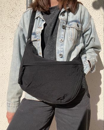 Sac à main en nylon noir