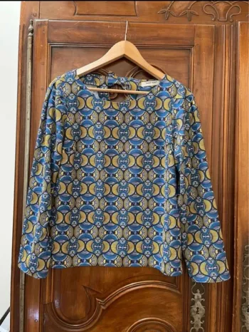 Superbe Blouse Naf Naf motif ethnique 🌸 S 36