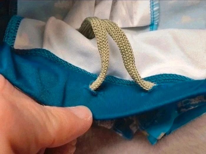 Maillot de bain bleu vert et blanc Vertbaudet 3 ans - photo numéro 4