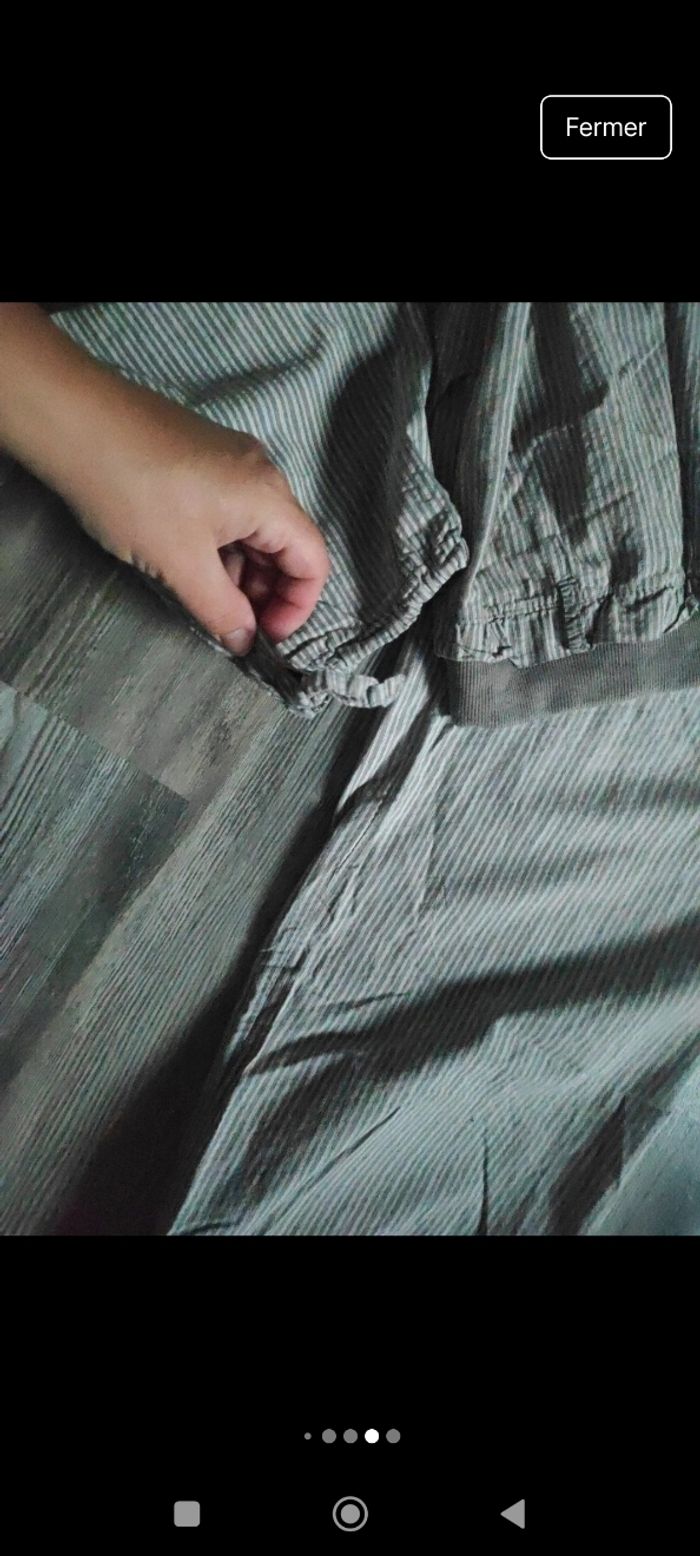 Pantalon fin en coton femme - photo numéro 7