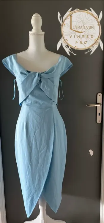 Robe Lavish Alice bleu ciel T38