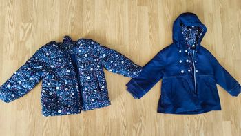 Manteau 2 en 1 bleu marine taille 2 ans 92 cm